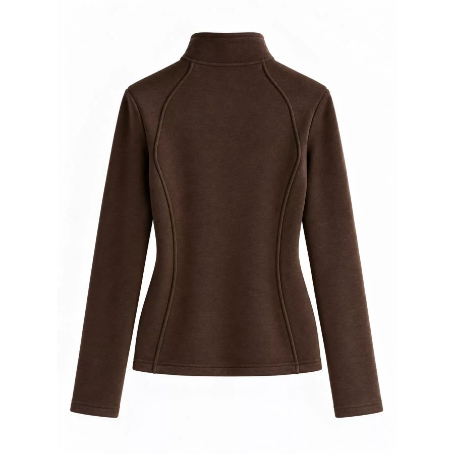Slim-Fit Full-Zip Fleece Jacket Apparel and Accessories