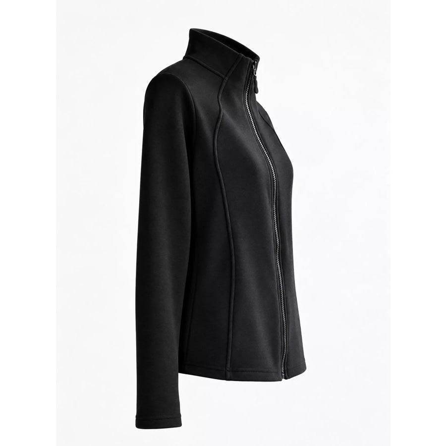Slim-Fit Full-Zip Fleece Jacket Apparel and Accessories