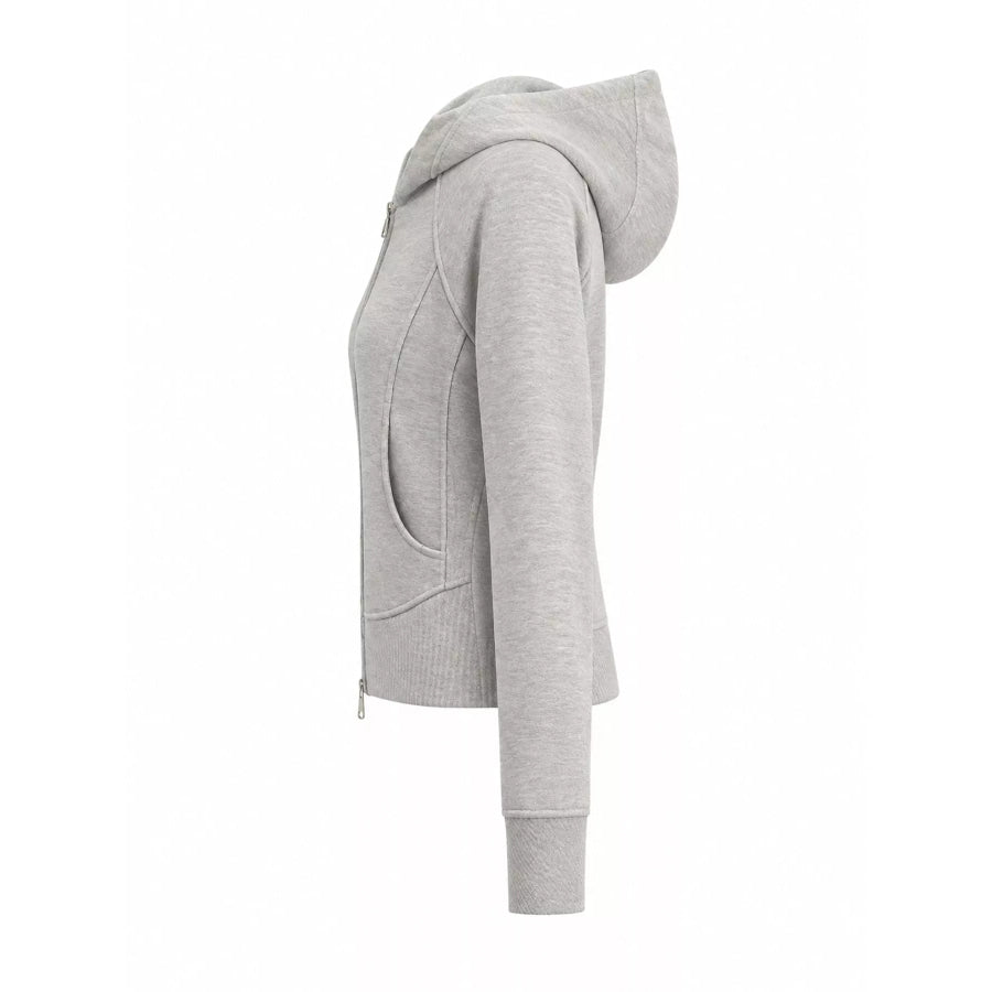 Slim-Fit Full-Zip Hoodie Apparel and Accessories