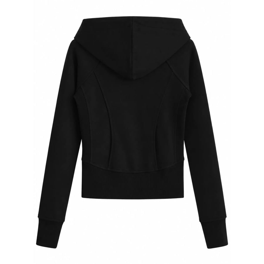 Slim-Fit Full-Zip Hoodie Apparel and Accessories