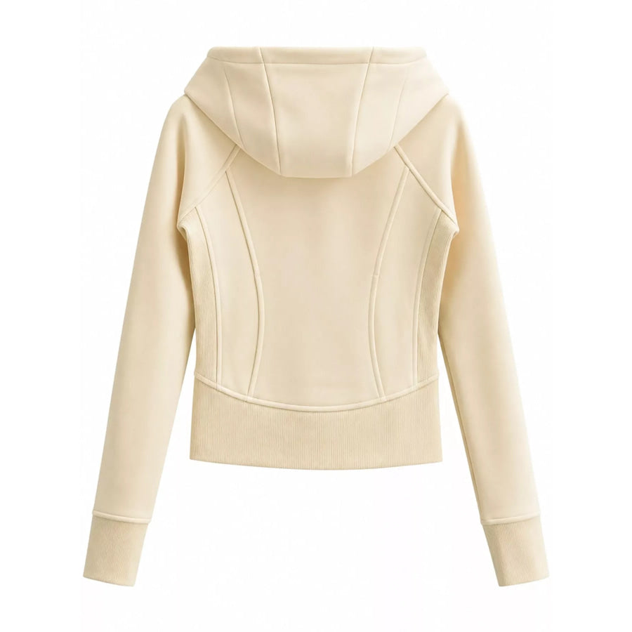 Slim-Fit Full-Zip Hoodie Apparel and Accessories