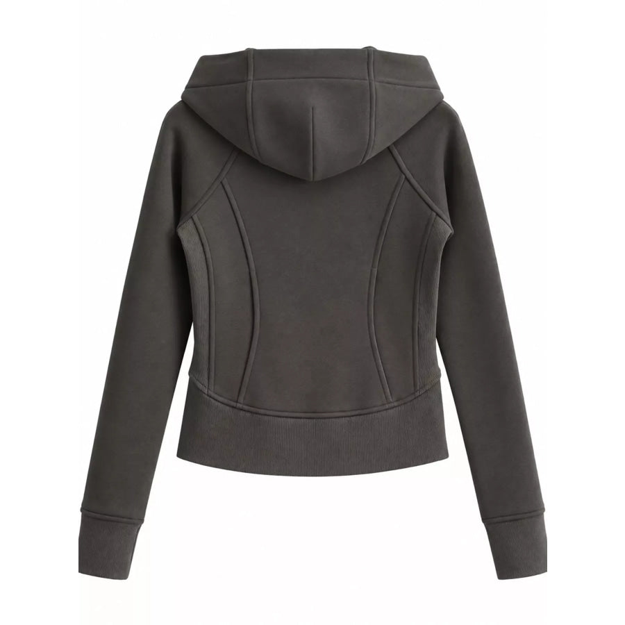 Slim-Fit Full-Zip Hoodie Apparel and Accessories