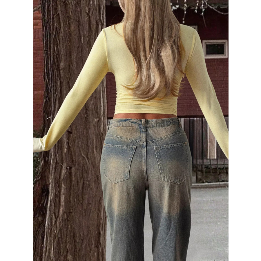Slim Fit Long Sleeve T-Shirt Apparel and Accessories