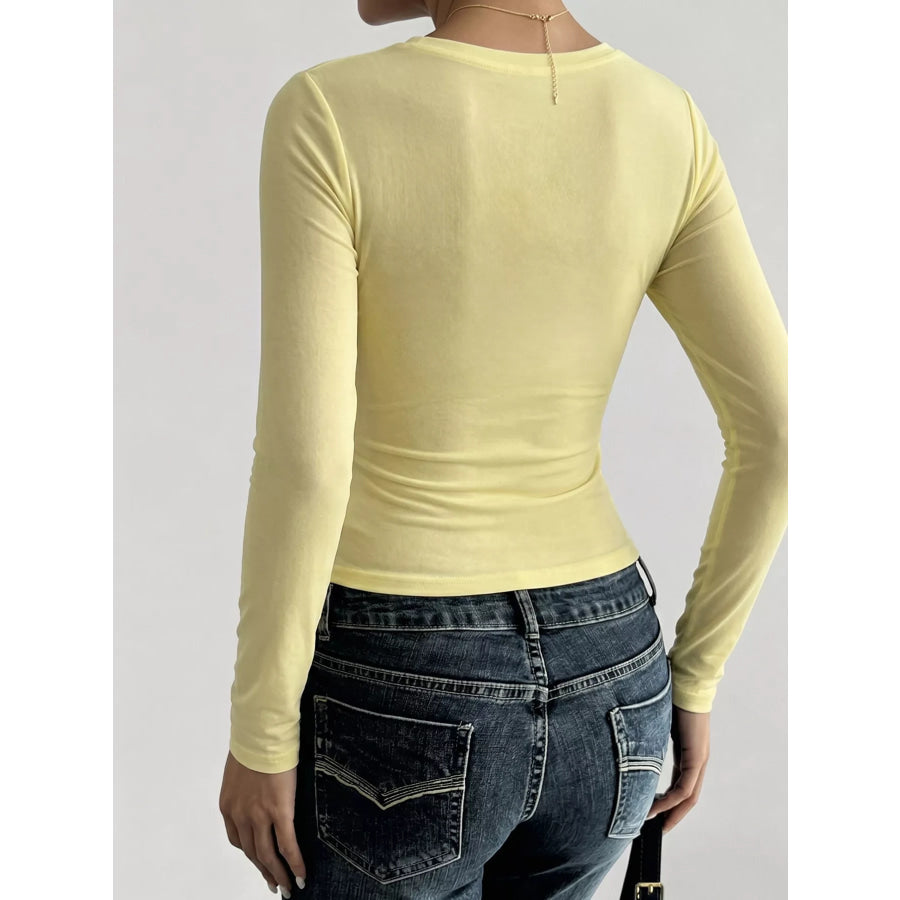 Slim Fit Long Sleeve T-Shirt Apparel and Accessories