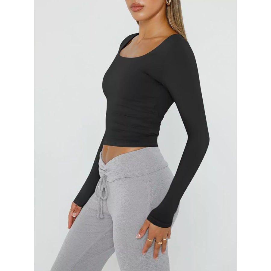 Slim Fit Long Sleeve T-Shirt Apparel and Accessories