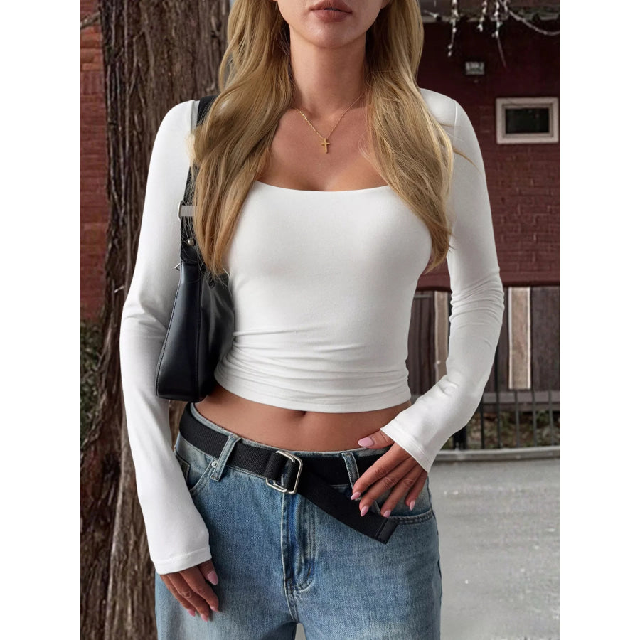 Slim Fit Long Sleeve T-Shirt Apparel and Accessories