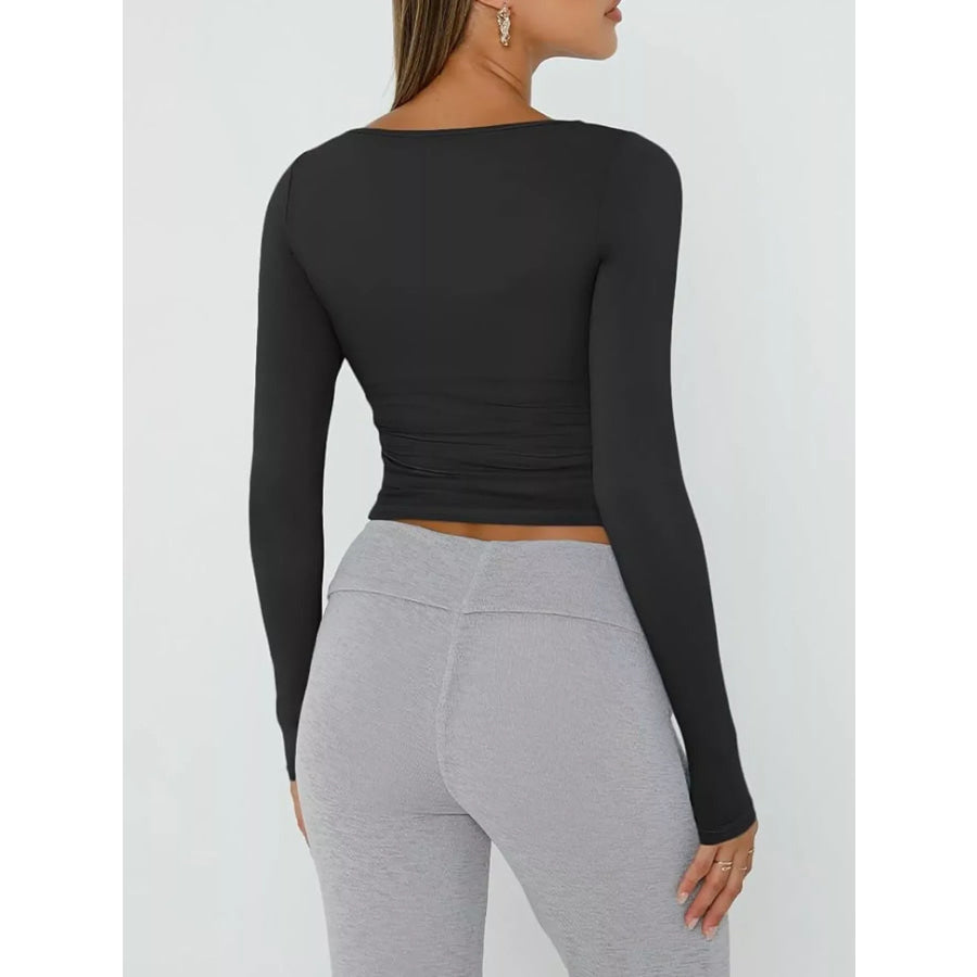 Slim Fit Long Sleeve T-Shirt Apparel and Accessories