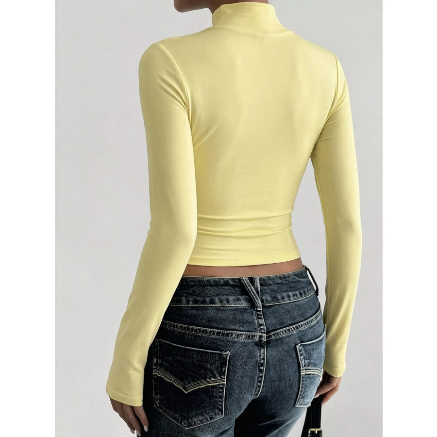 Slim-Fit Long Sleeve Turtleneck T-Shirt Apparel and Accessories