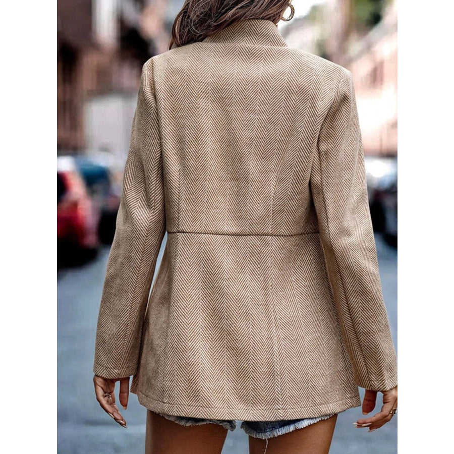 Slim Fit Open Front Blazer Apparel and Accessories
