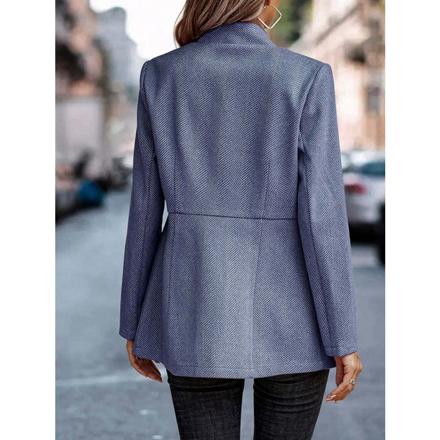 Slim Fit Open Front Blazer Apparel and Accessories