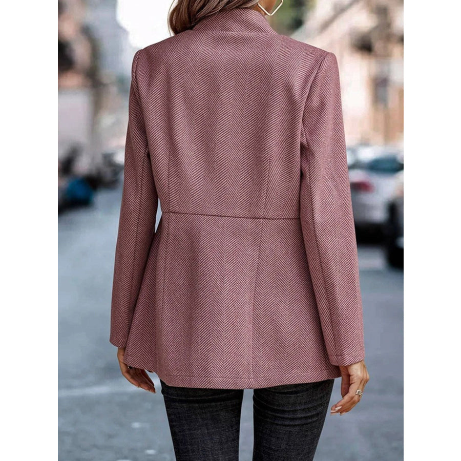 Slim Fit Open Front Blazer Apparel and Accessories