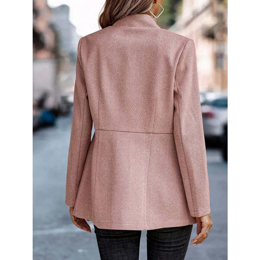 Slim Fit Open Front Blazer Apparel and Accessories