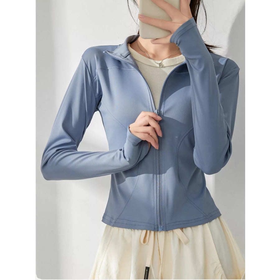 Slim-Fit Quick-Dry Active Outerwear Dusty Lake Blue / S Apparel and Accessories