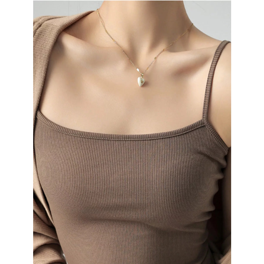 Slim-Fit Ribbed Square Neck Cami Top Apparel and Accessories