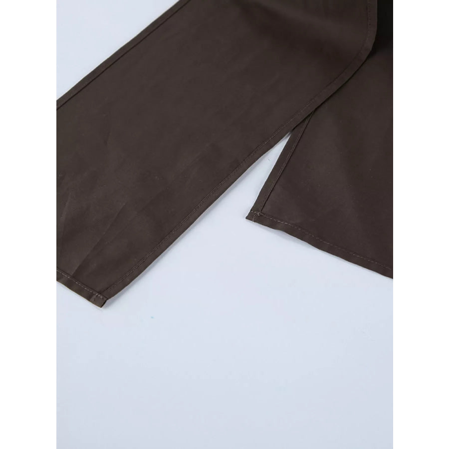 Slim-Fit Ruched Waist Shirt Apparel and Accessories