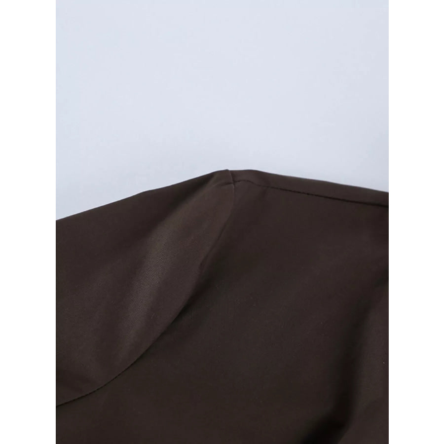 Slim-Fit Ruched Waist Shirt Apparel and Accessories