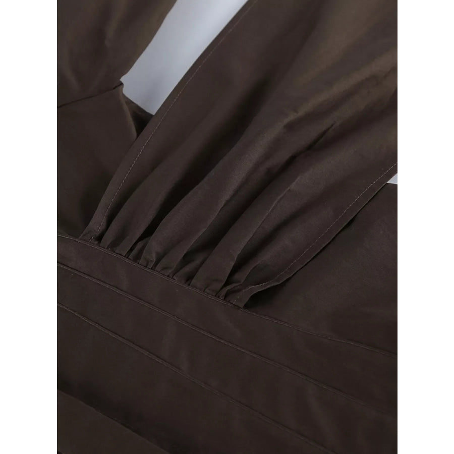 Slim-Fit Ruched Waist Shirt Apparel and Accessories