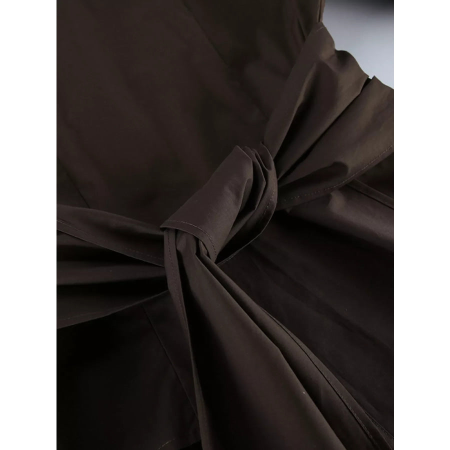 Slim-Fit Ruched Waist Shirt Apparel and Accessories