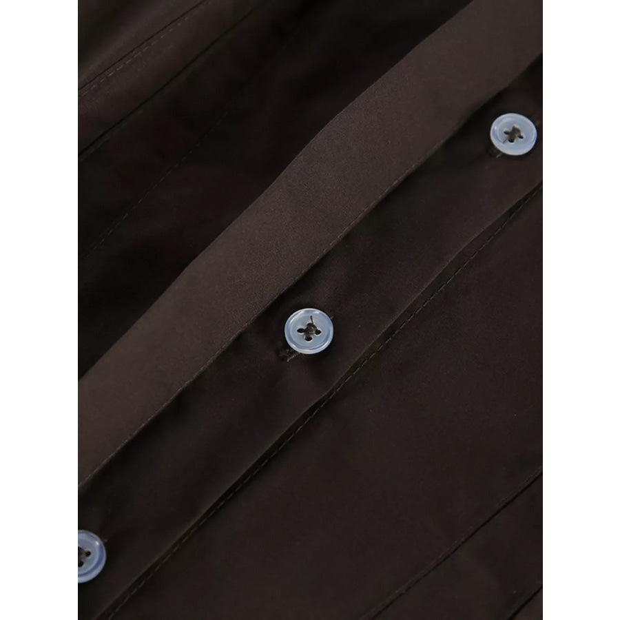 Slim-Fit Ruched Waist Shirt Apparel and Accessories
