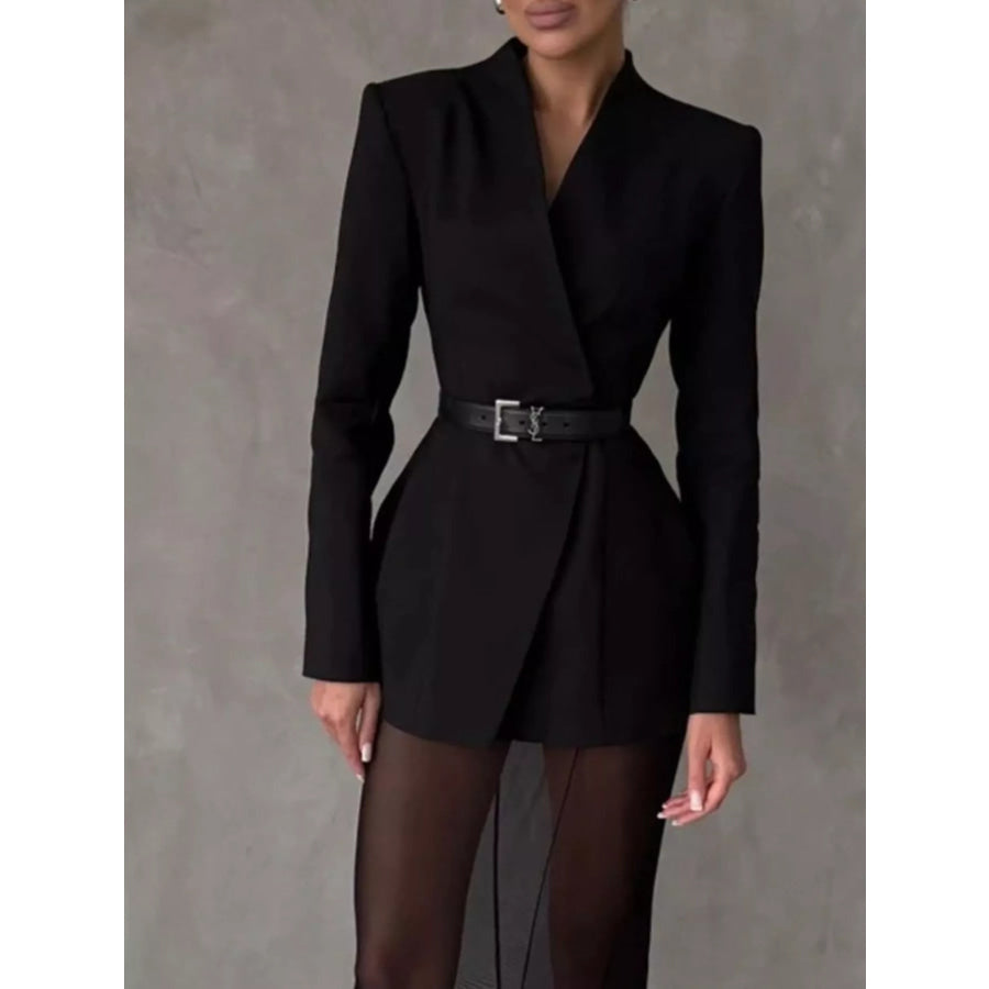 Slim-Fit Structured Waist Blazer Apparel and Accessories