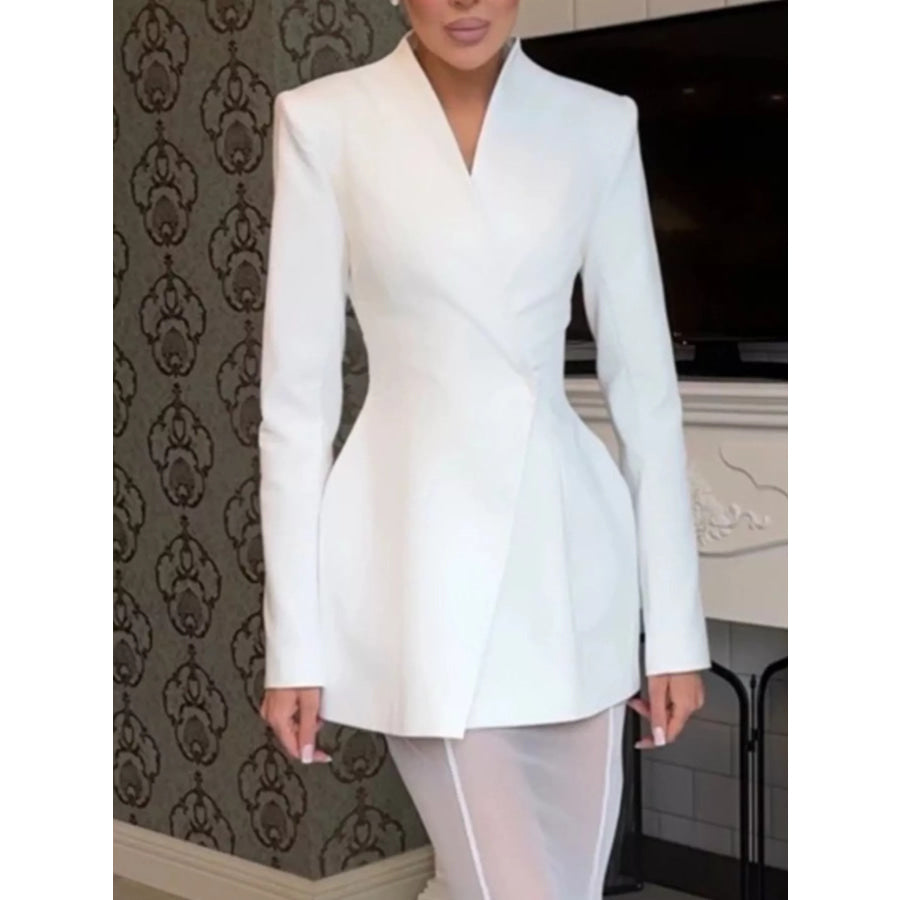 Slim-Fit Structured Waist Blazer Apparel and Accessories