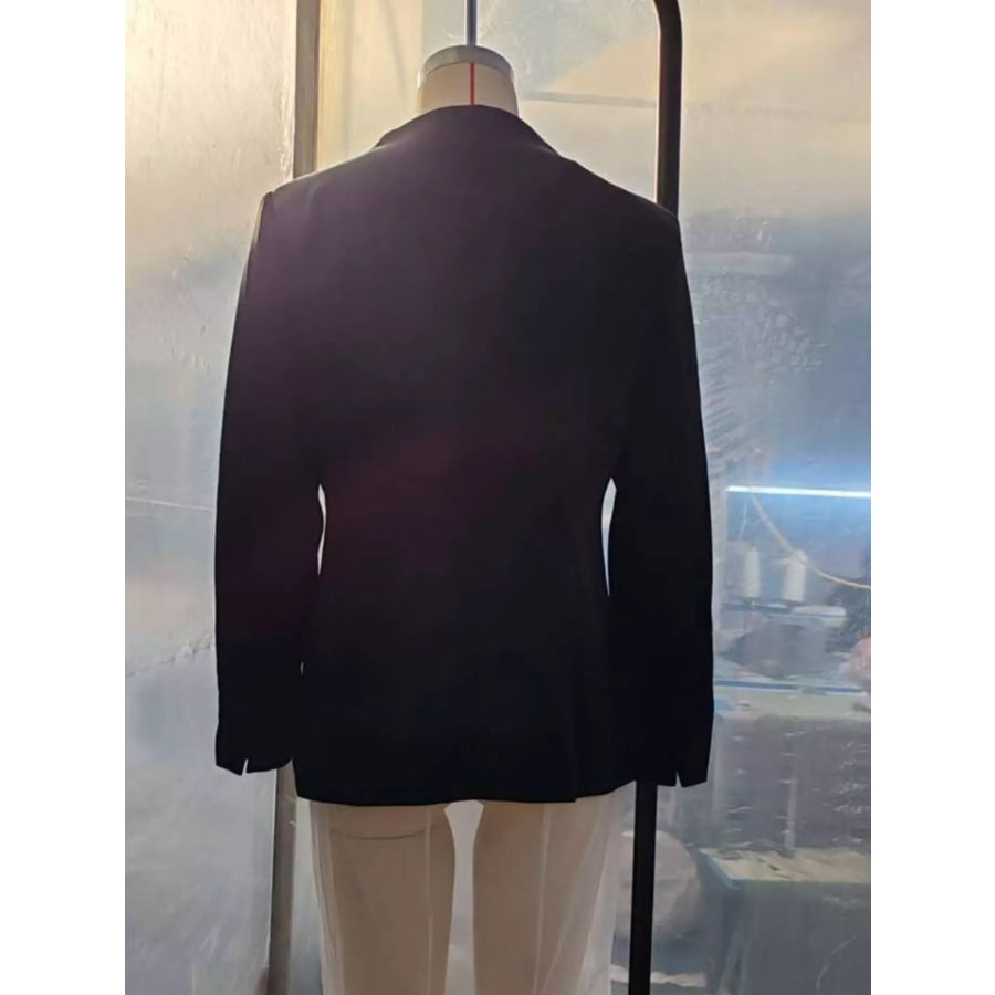 Slim-Fit Structured Waist Blazer Apparel and Accessories