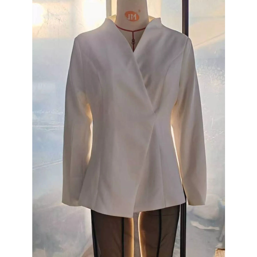 Slim-Fit Structured Waist Blazer Apparel and Accessories