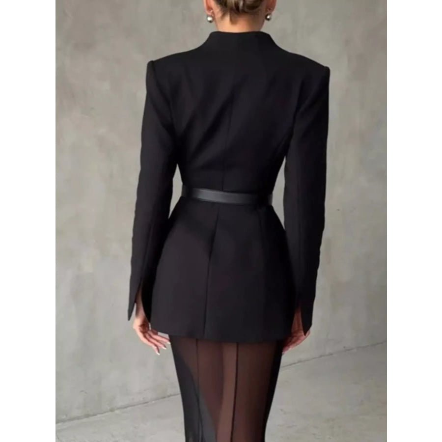 Slim-Fit Structured Waist Blazer Apparel and Accessories