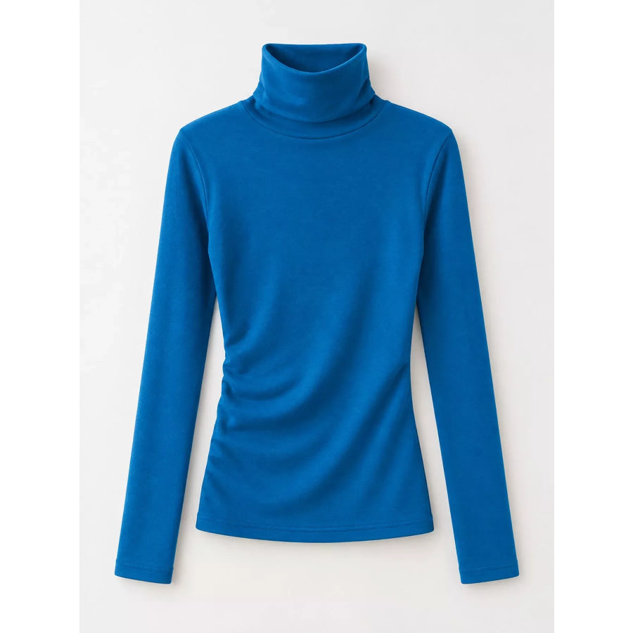Slim-Fit Turtleneck Long Sleeve T-Shirt Apparel and Accessories