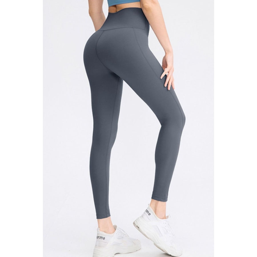 Slim Fit Wide Waistband Long Sports Pants