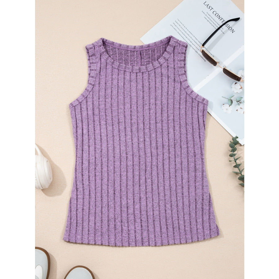 Slim Ribbed Mineral Wash Tank Top Apparel and Accessories