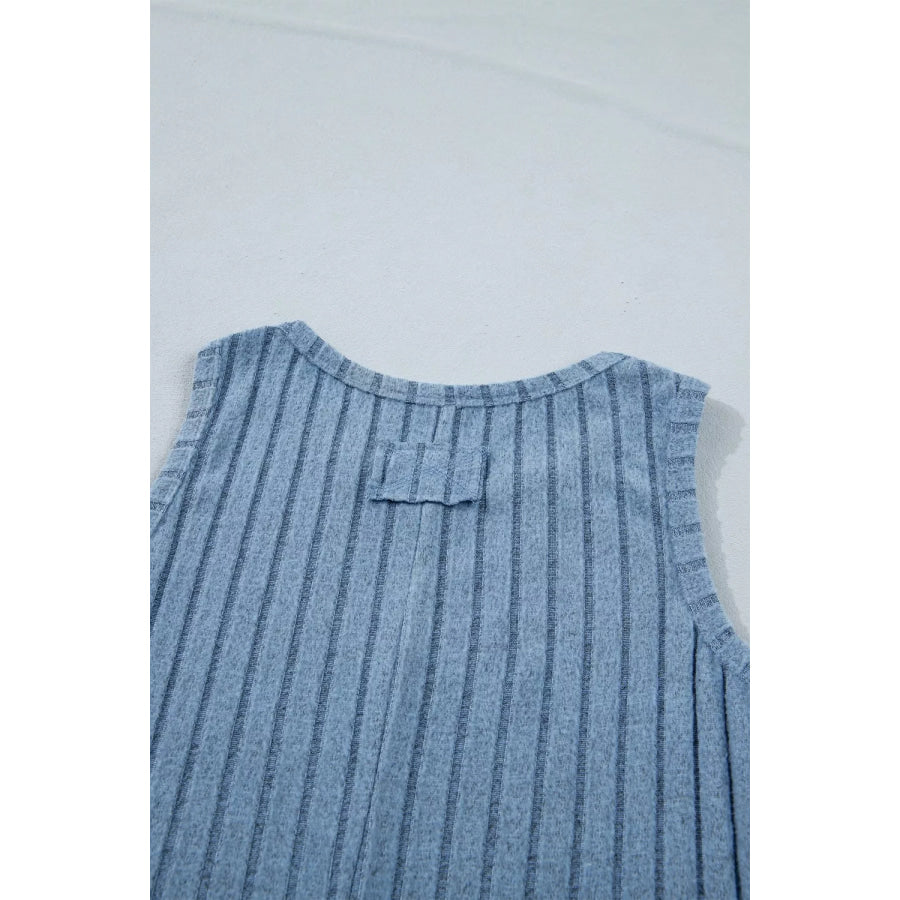 Slim Ribbed Mineral Wash Tank Top Apparel and Accessories