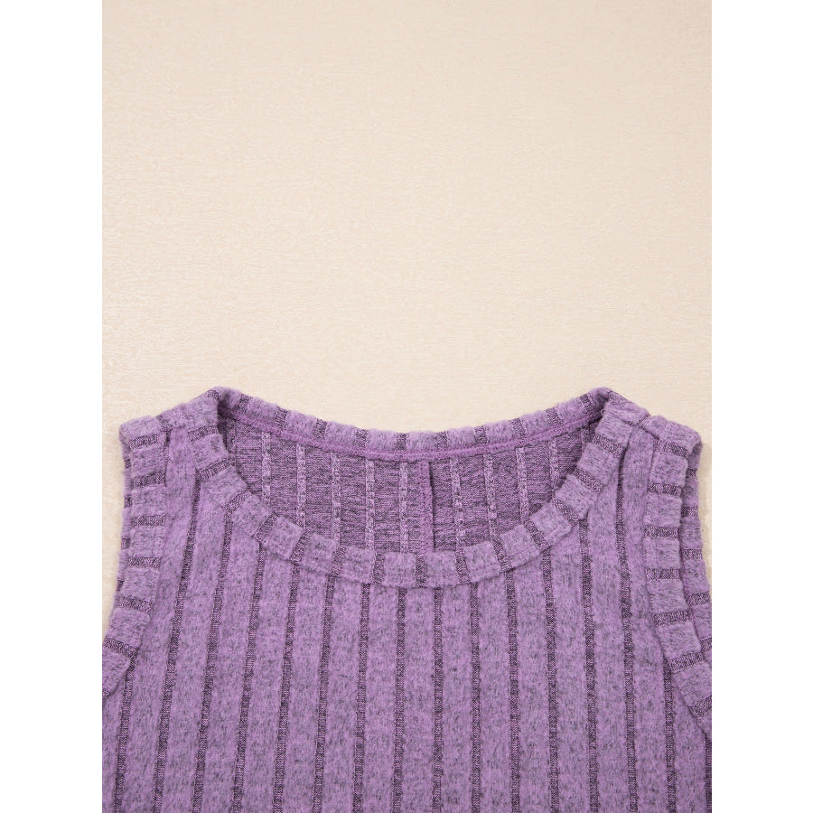 Slim Ribbed Mineral Wash Tank Top Apparel and Accessories