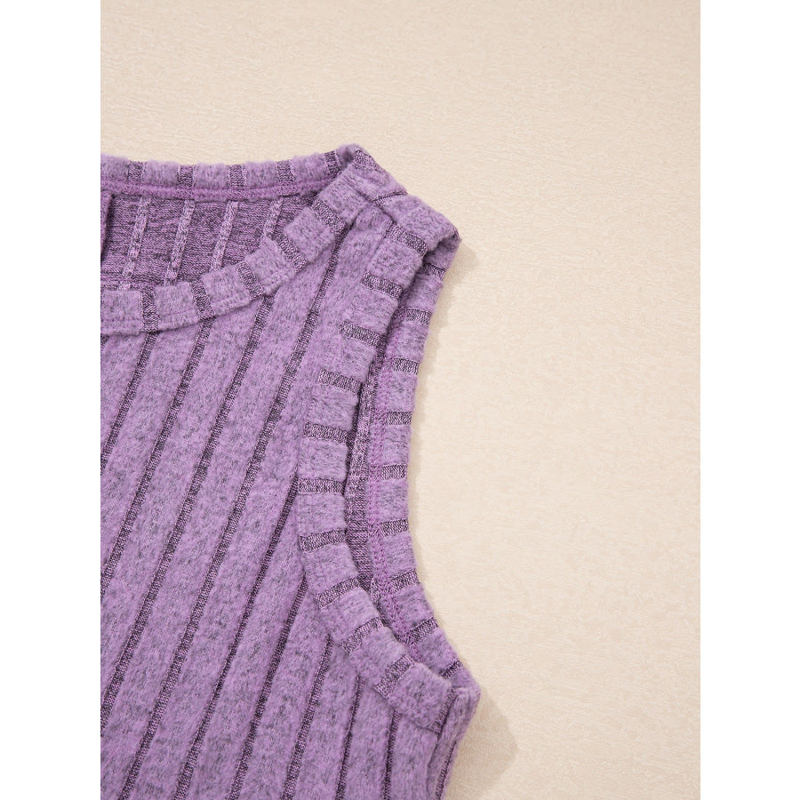 Slim Ribbed Mineral Wash Tank Top Apparel and Accessories