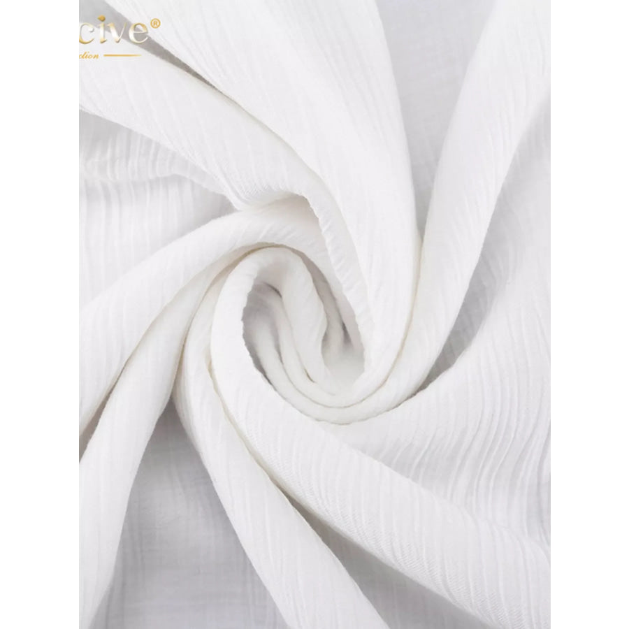 Slit Puff Sleeve Maxi Dress Apparel and Accessories