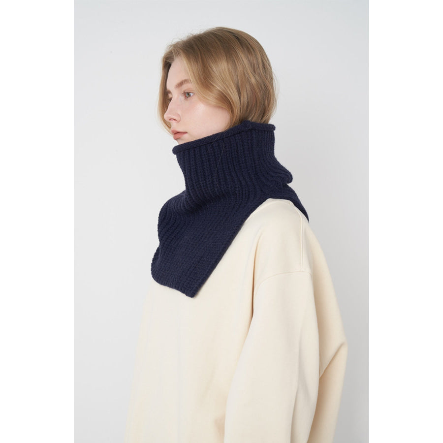 Slit Pullover Knit Scarf Apparel and Accessories