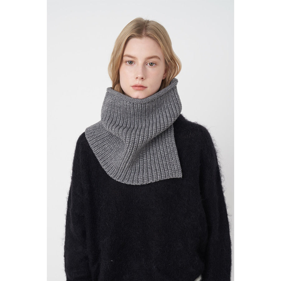 Slit Pullover Knit Scarf Apparel and Accessories