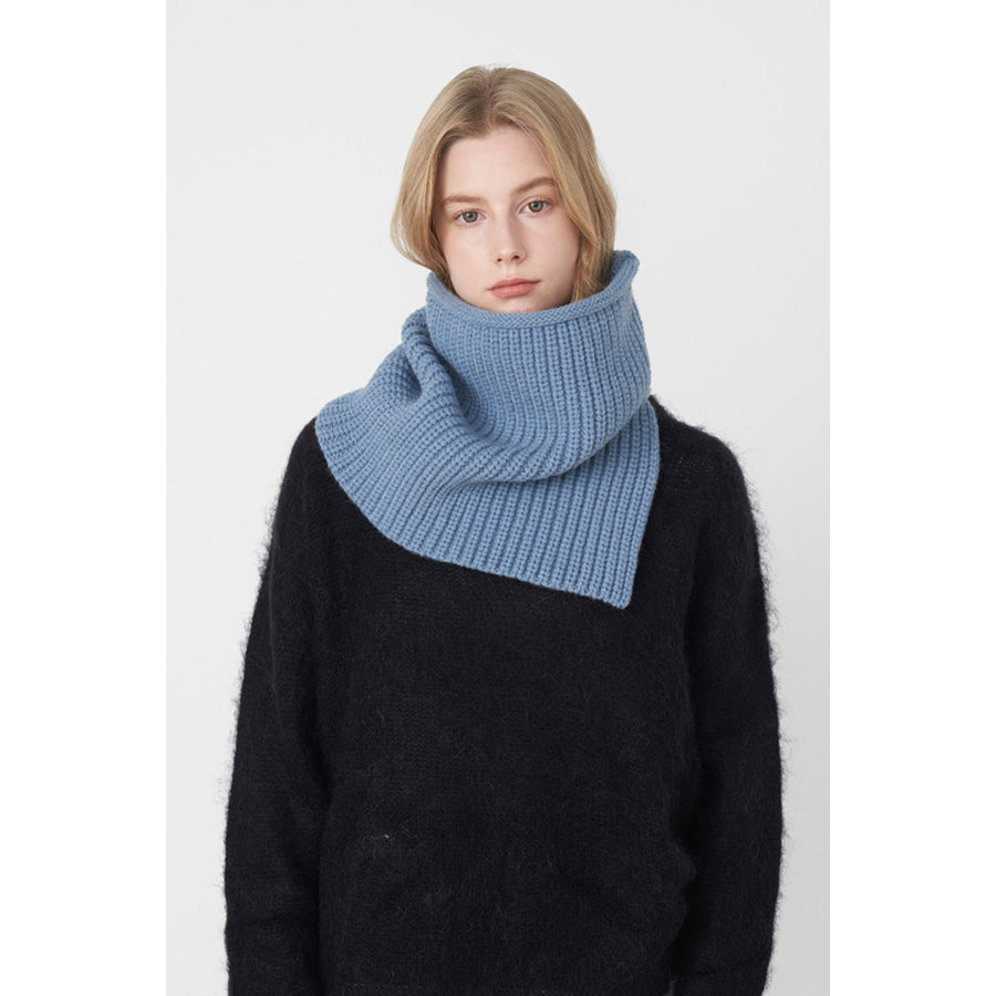 Slit Pullover Knit Scarf Apparel and Accessories