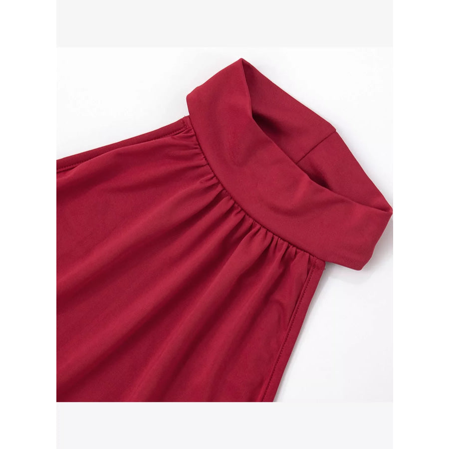 Slit Sleeveless Maxi Dress Apparel and Accessories