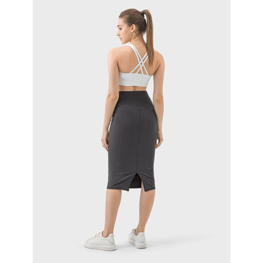 Slit Wrap Active Skirt Apparel and Accessories