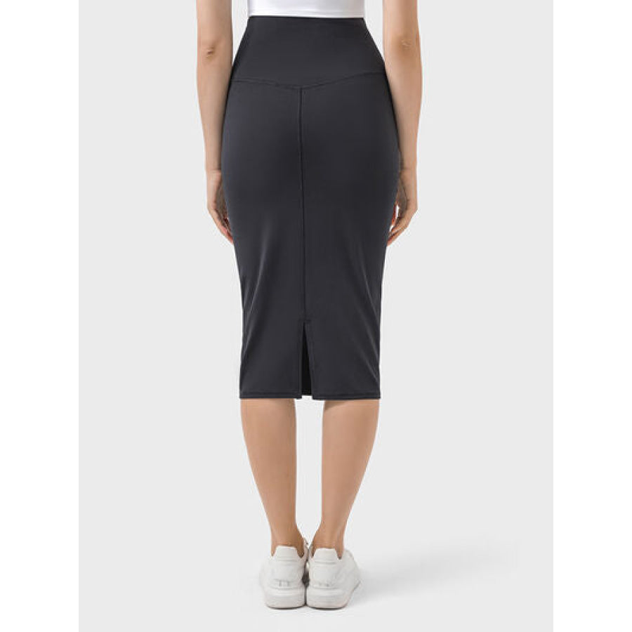 Slit Wrap Active Skirt Apparel and Accessories