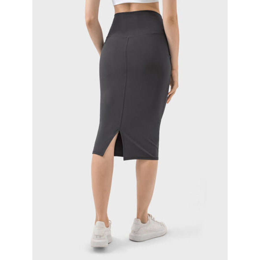 Slit Wrap Active Skirt Apparel and Accessories