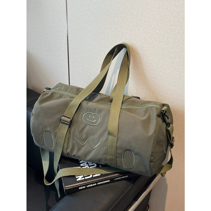 Smiley Face Duffle Bag Apparel and Accessories