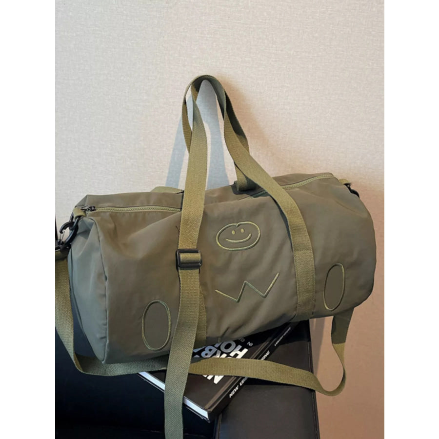 Smiley Face Duffle Bag Apparel and Accessories