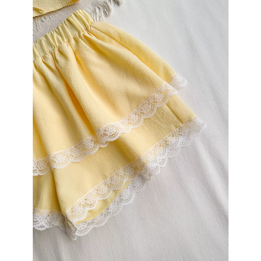 Smocked Cami and Skirt Set Apparel and Accessories