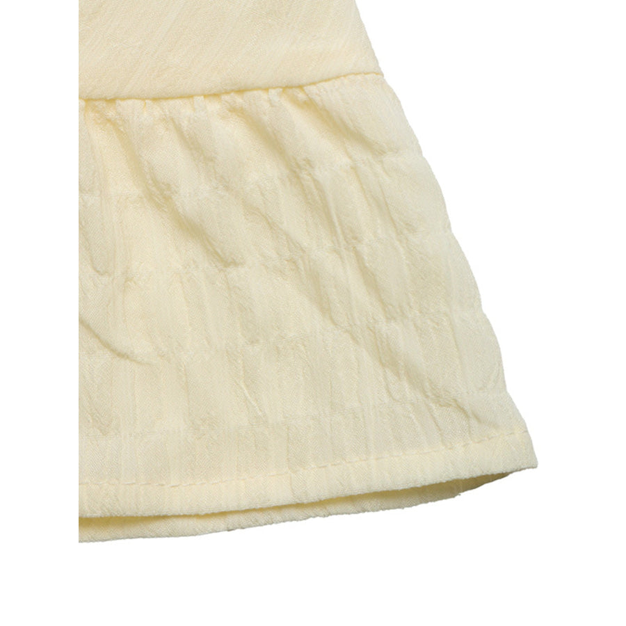 Smocked Spaghetti Strap Casual Dress Apparel and Accessories
