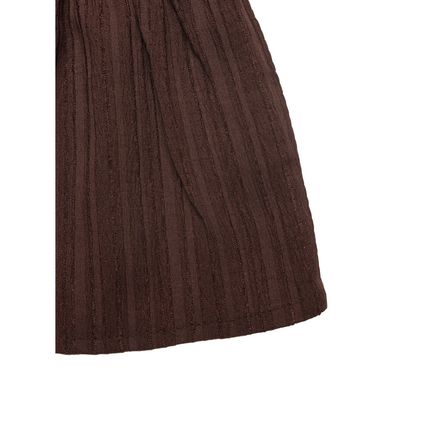 Smocked Strapless Tiered Ruffle Mini Dress Apparel and Accessories