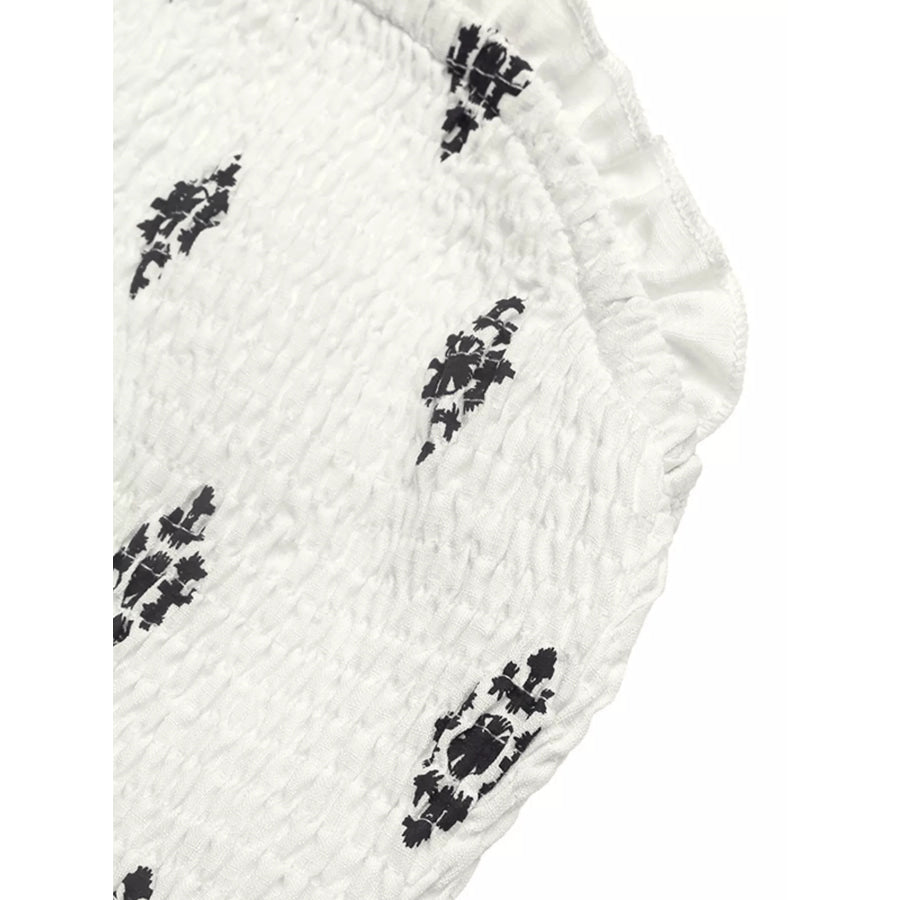 Smocked Tube Midi Dress Apparel and Accessories