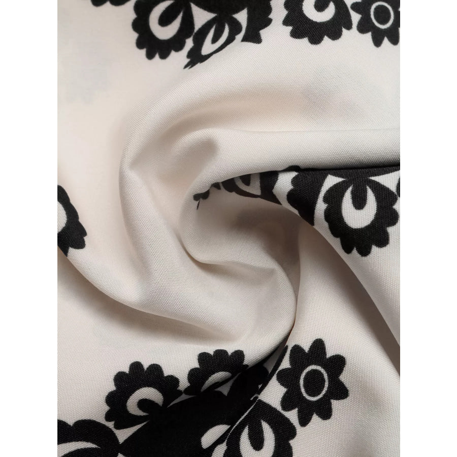 Smocked Waist Printed Shorts Apparel and Accessories