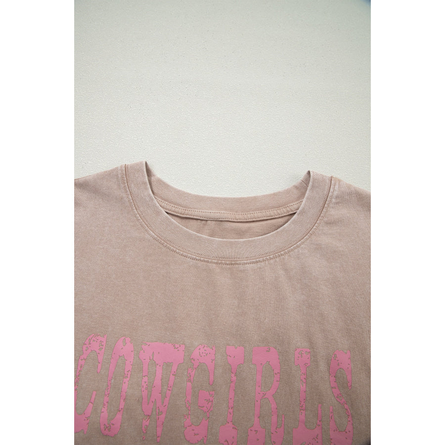 Smoke Gray Cowboy & Beer Western Graphic Mineral Wash Tank Top Tops/Tank Tops